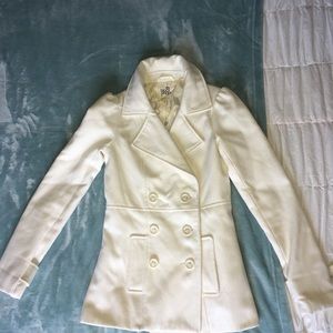 Small Junior Girl’s Offwhite Peacoat